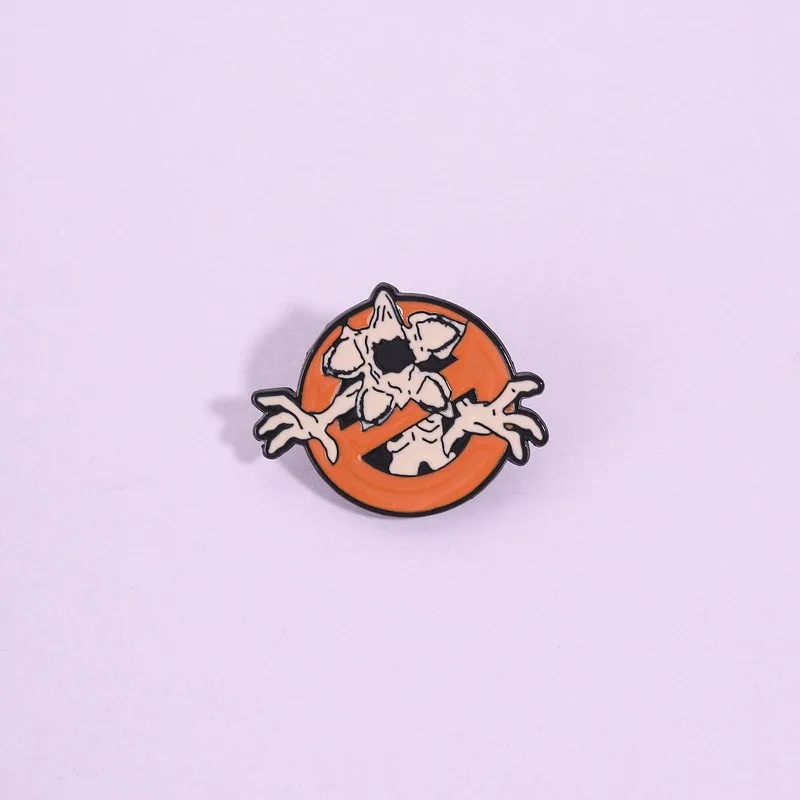 Exquisite Cartoon Demon Enamel Pins Classic Horror Monster For Backpack Hat Clothing Decor Halloween Festival Gift Accessories