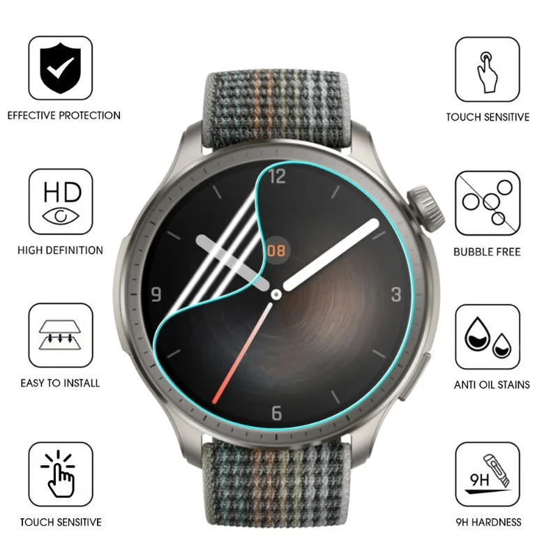 1/3/5Pcs for Amazfit Balance Ultra Screen Protectors HD Soft TPU Hydrogel Films for Amazfit Balance Smartwatch Film Accessories