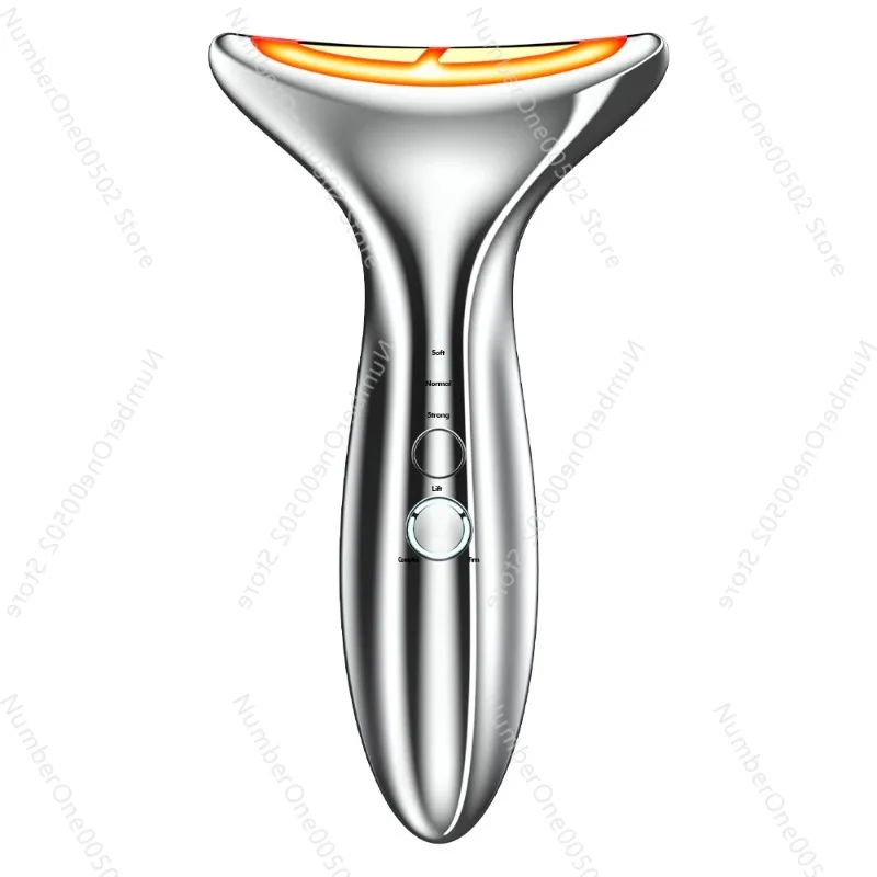 

Neck Massager EMS Microcurrent Beauty Device Red Blue Light Therapy Vibrating Massager for Home Use​