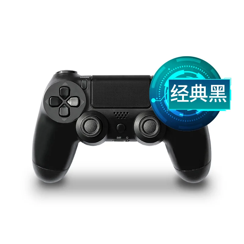 Wireless Controller P4 with Gyroscope Vibration Function PlayStation4 Bluetooth 5.2 Controller Supports PS4 Host/Steam/PC