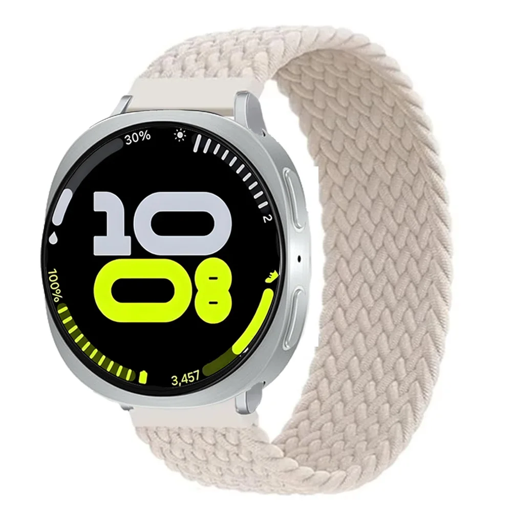 Braided solo loop band for Samsung Galaxy watch 8 Classic strap Accessories Elastic Bracelet correa galaxy watch 8 strap 40/44mm