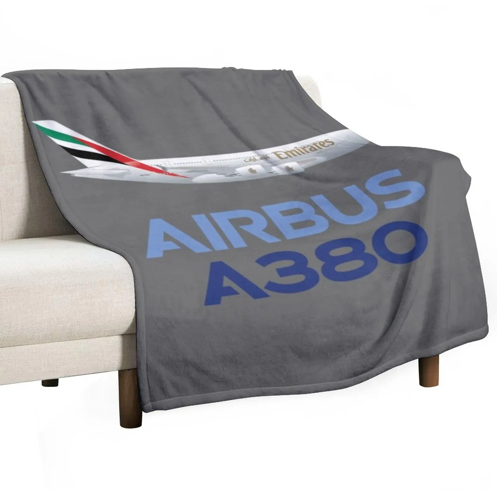 Airbus A380 airplane Throw Blanket Polar Blankets For Baby Blankets