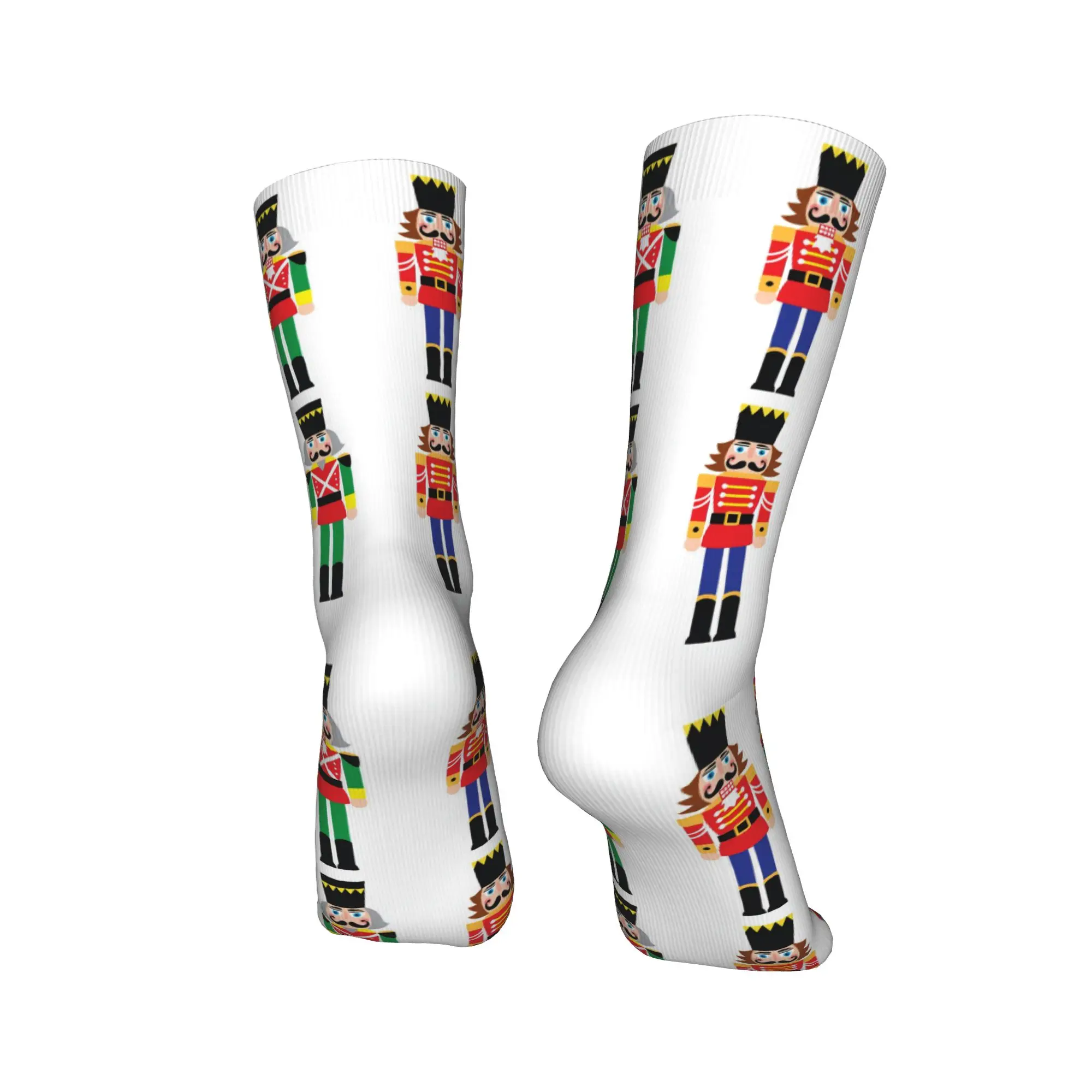 الكبار الرجال الجوارب عيد الميلاد كسارة البندق جوارب مكافحة العرق الجوارب المريحة الخريف خمر الرسم في الهواء الطلق جوارب رياضية #4