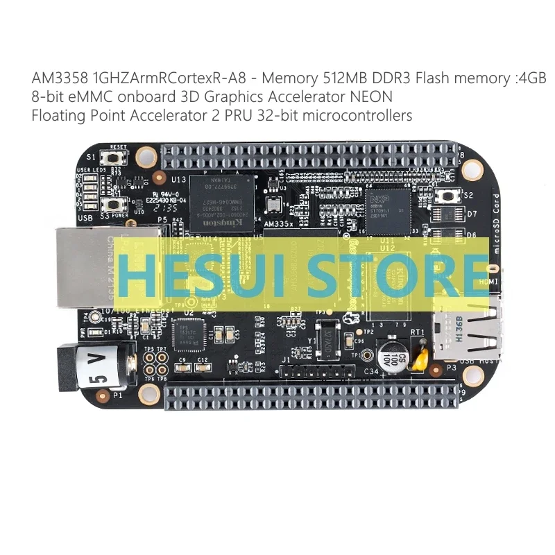 BeagleBone Black AM3358 module Embedded single-chip microcomputer development board module  Linux Android BBB development board