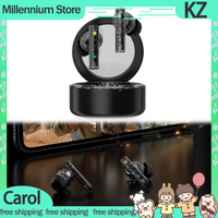 Kz Carol Wireless Earbuds ANC Tws Headphone Active Noise Canceling Call Bluetooth Headset Hifi In-Ear Custom Game Earphones Gift