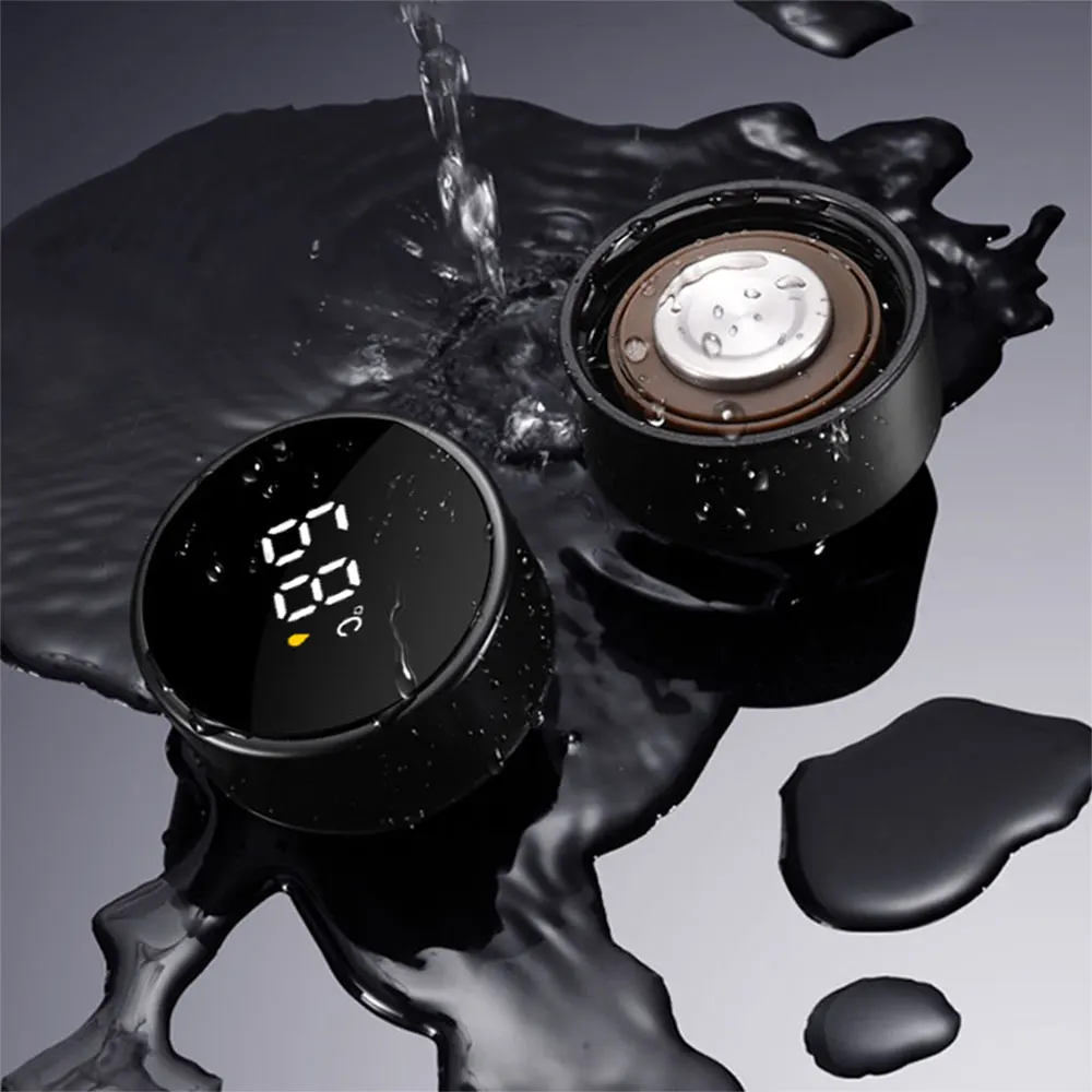 1pc Smart Thermos Bottle Cup With Temperature Display 304 Stainless Steel Vacuum Insu