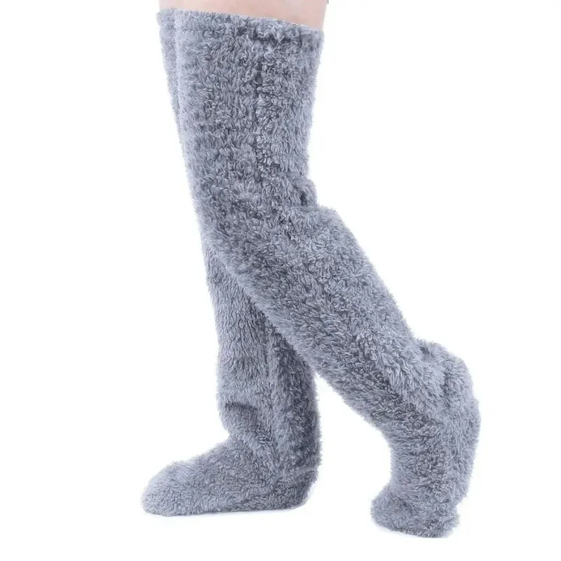 

For Women Men Winter Warm Feet Stockings Multifunctional Bed Sleep with Quilt Old Cold Legs Warm Sleep Socks Foot Warmer Gift