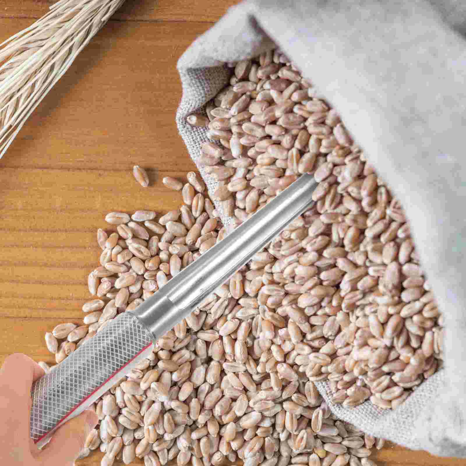 Imagem -02 - Outdoor Grain Sampler Metal Portátil para Farm Pvc Trigo ao ar Livre Aço Inoxidável
