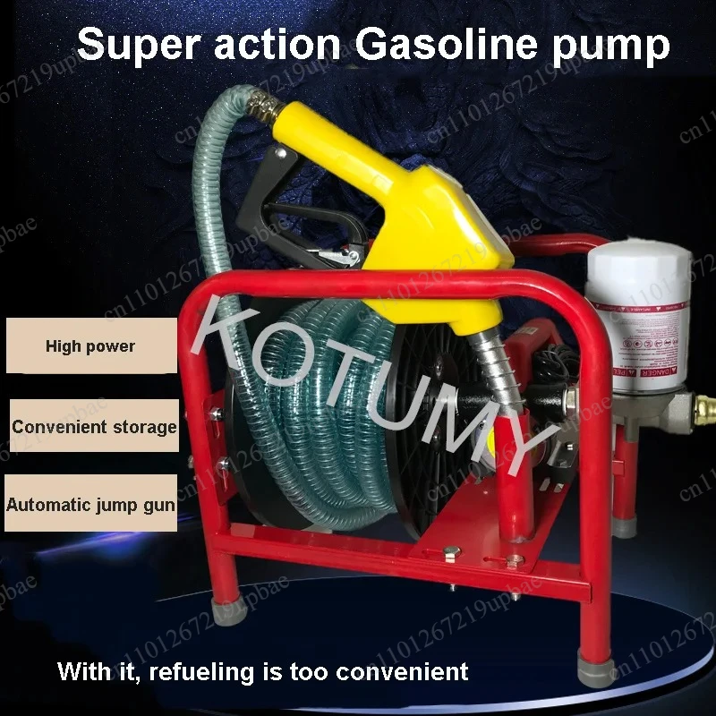 12V/24V/220V Electric Diesel Transfer Pump Self Priming Refueling Pump with 10M Hose & Fuel Nozzle for Car Truck