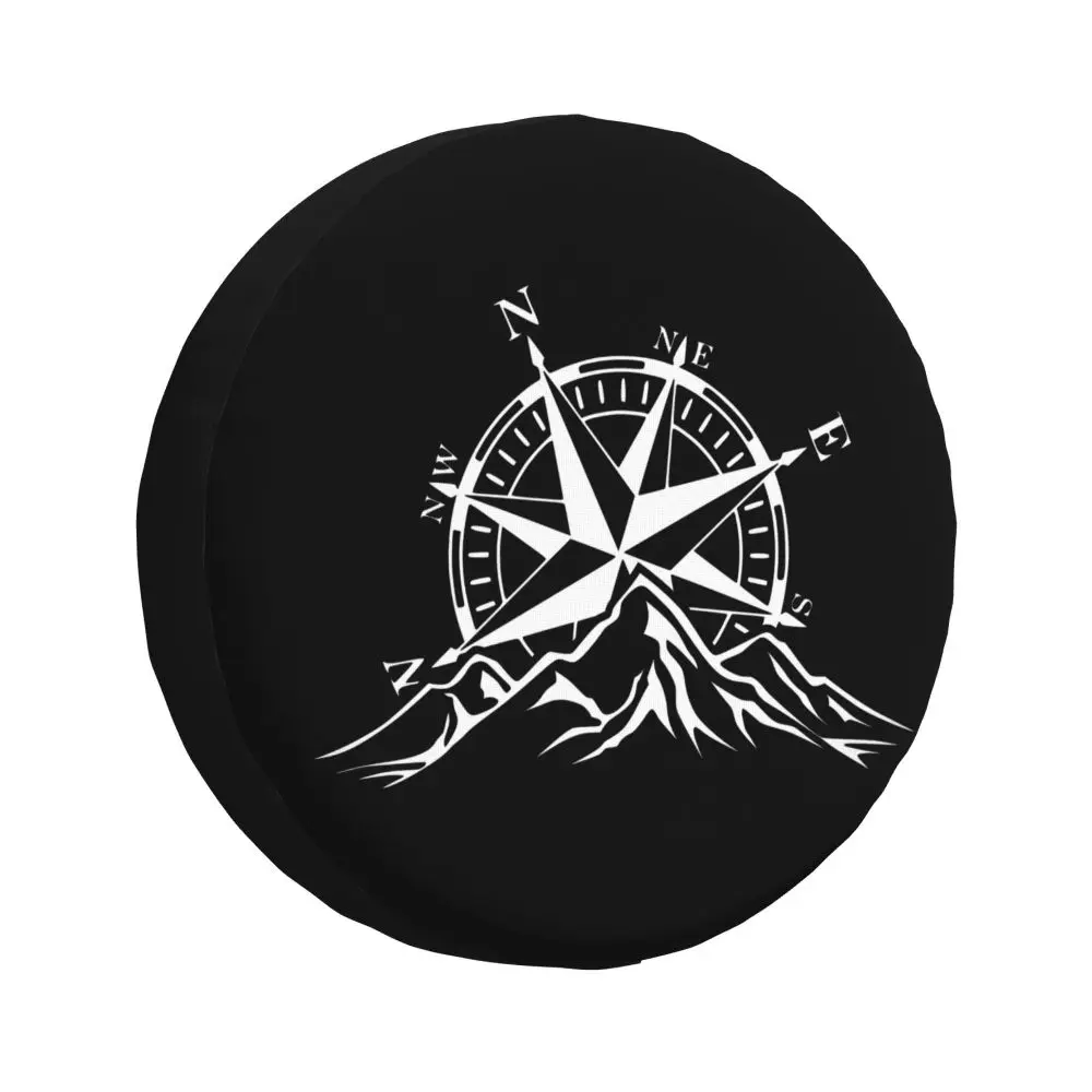 Customized Navigation Mountain Adventure Compass Toyota RAV4 Prado 4WD 4x4 RV Wheel Protector Spare Tire Cover