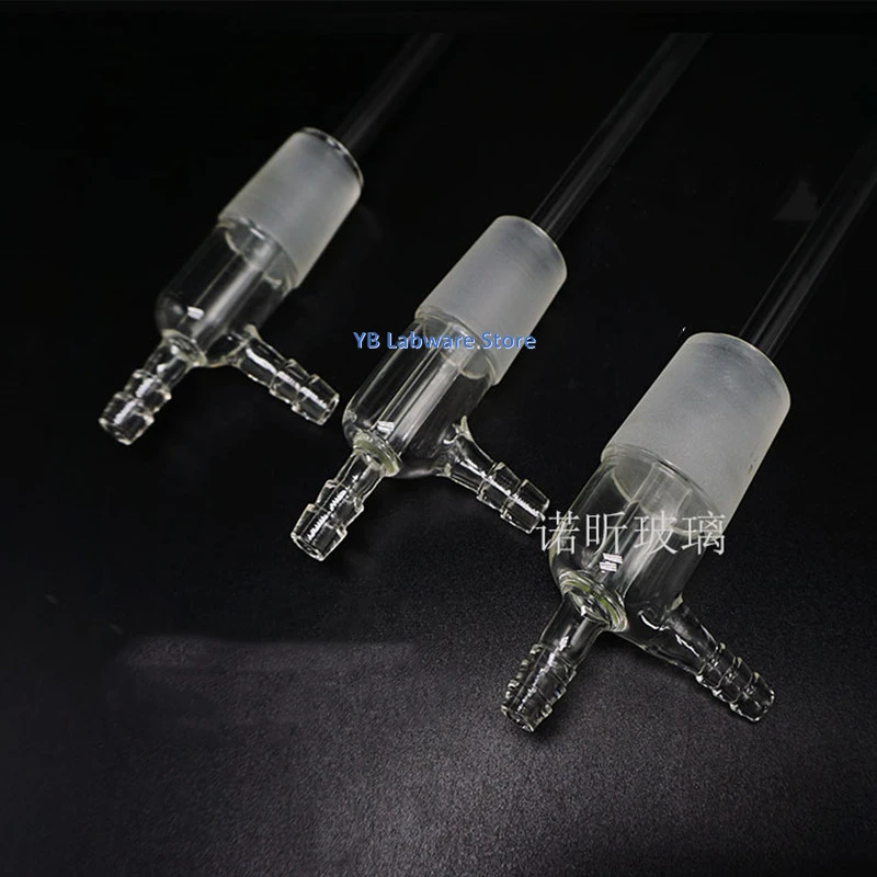 1pc/lot 10ml/25ml/50ml/75ml/125ml/250ml/275ml lab Glass Impact absorber bottle Absorption tube gas sampler bottle