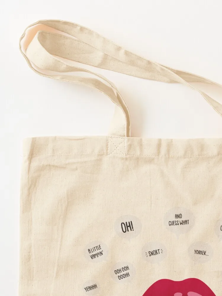 A Little Vampin' Tote Bag personalized tote custom tote bag eco pack Canvas bag for women