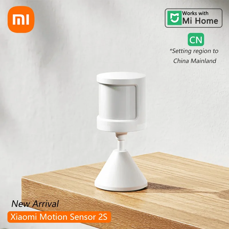 مستشعر حركة Xiaomi 2S عالي الحساسية، شاشة حركة صغيرة، كشف الإضاءة، بلوتوث، أتمتة ذكية لـ Mi Home