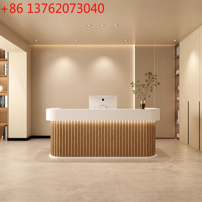 

Glamour Nordic Bar Shop Counter Cabinet Modern Elegant Storage Reception Desks Checkout Unique Mostrador Commercial Furniture