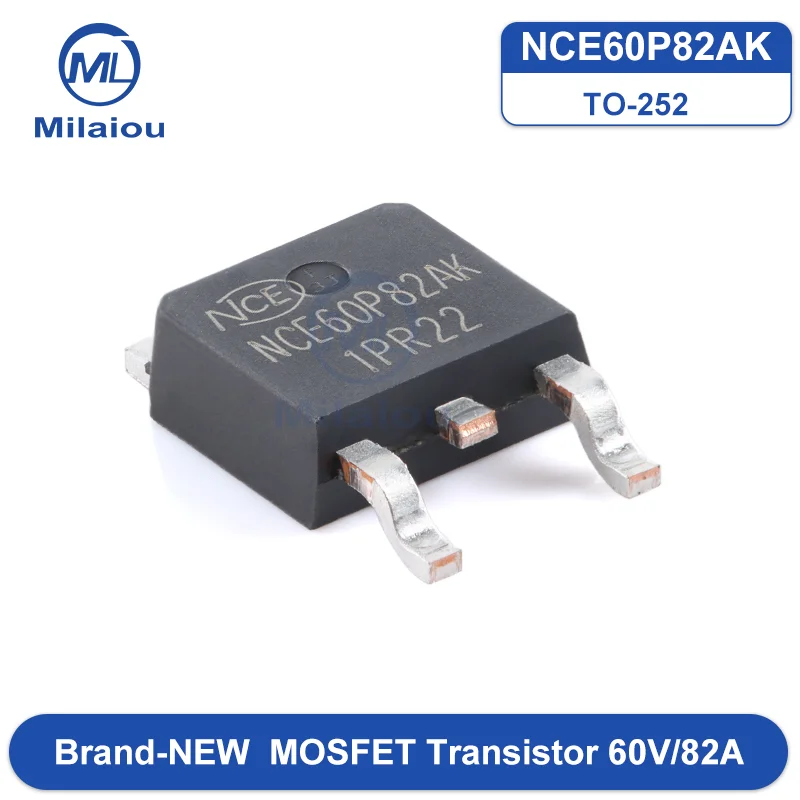 NCE60P82AK TO-252 60V/82A P-channel MOSFET Transistor