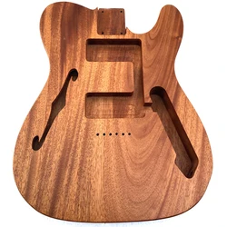 TL thinline style mahogany wood electric body in Nitro paint