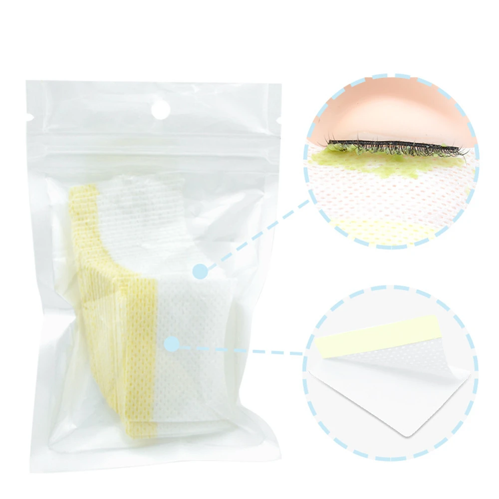 

20Bag 40pcs Disposable Cotton Eyelashes Patch Sticker For Removing Eyelashes Eye Pads Patch Eyelash Extension Female Makeup Tool