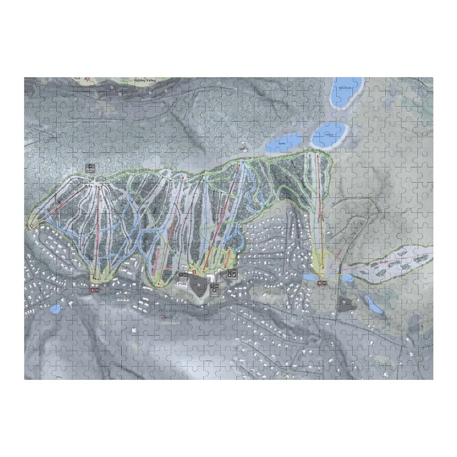 

Holimont Resort Trail Map Пазл на заказ Фото Персонализированный подарок Персонализированные идеи подарков Пазл