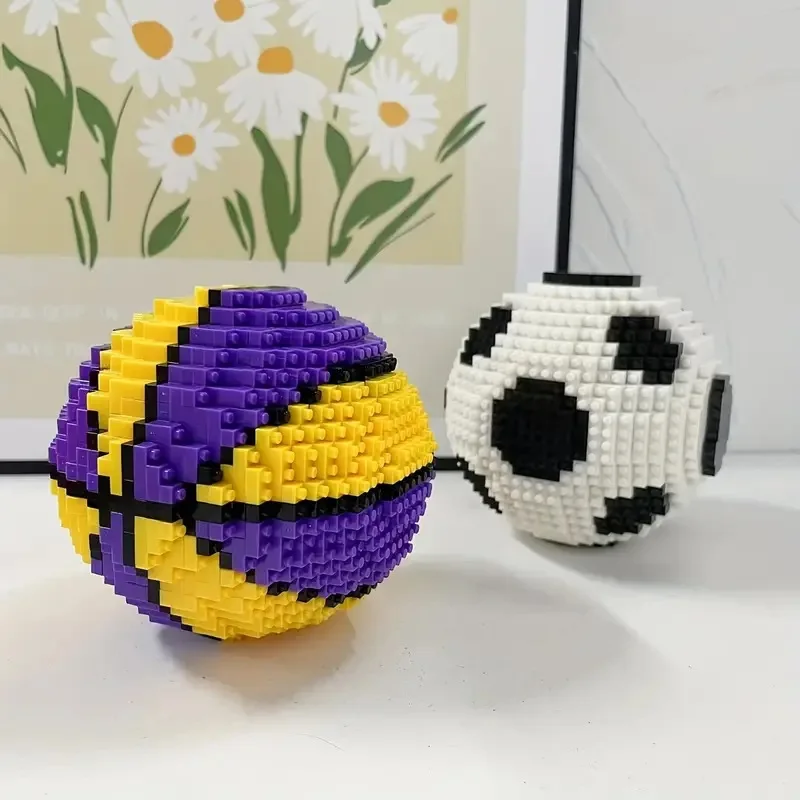 

Creative Building Blocks for Kids Soccer Basketball Puzzle Sports Series Building Blocks Kids Gifts Birthday Gifts, Christmas Gi