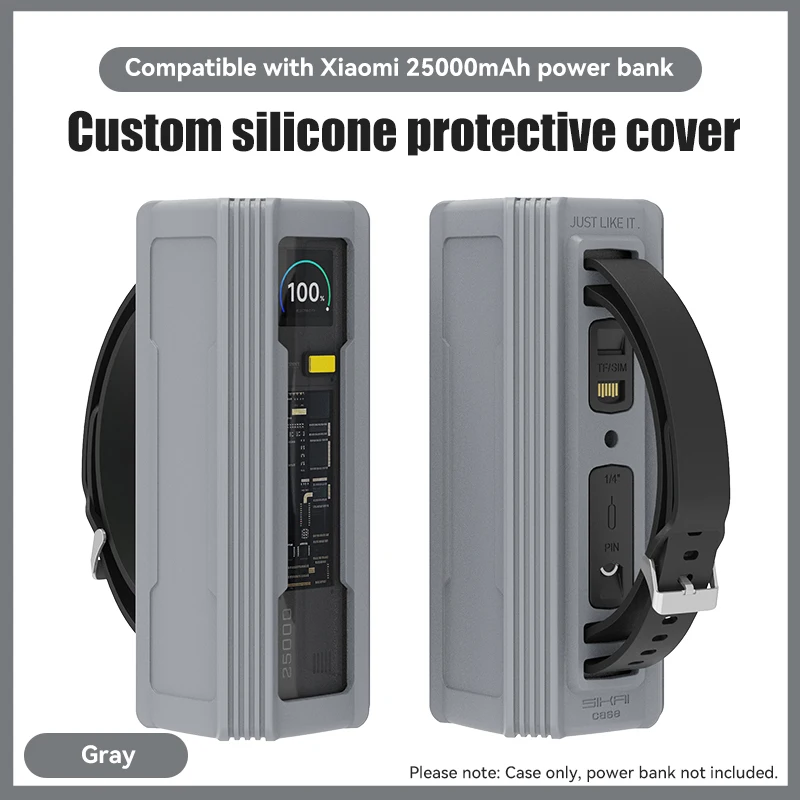 Silicone Case for Xiaomi Mi power bank 25000mAh 212W Explorer
