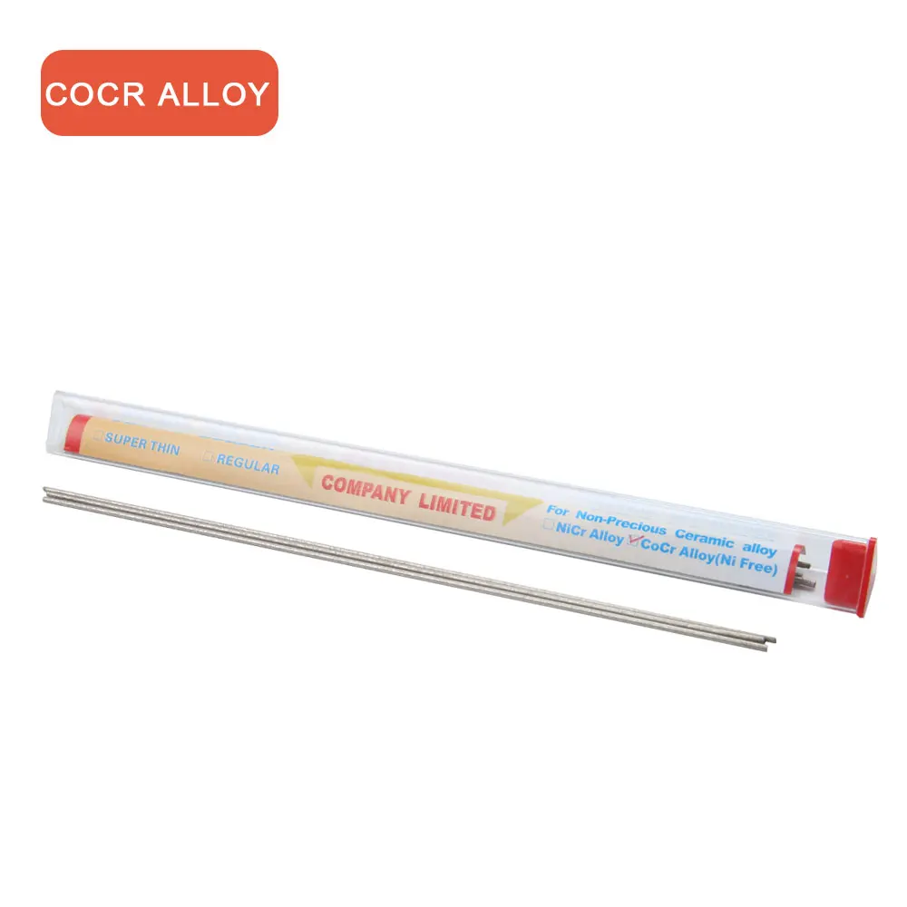 Tube de soudage à haute température, alliage NiCr/Cocr pour le soudage PFM, matériaux de produits de laboratoire dentaire, 1 tube, haute qualité, le plus récent