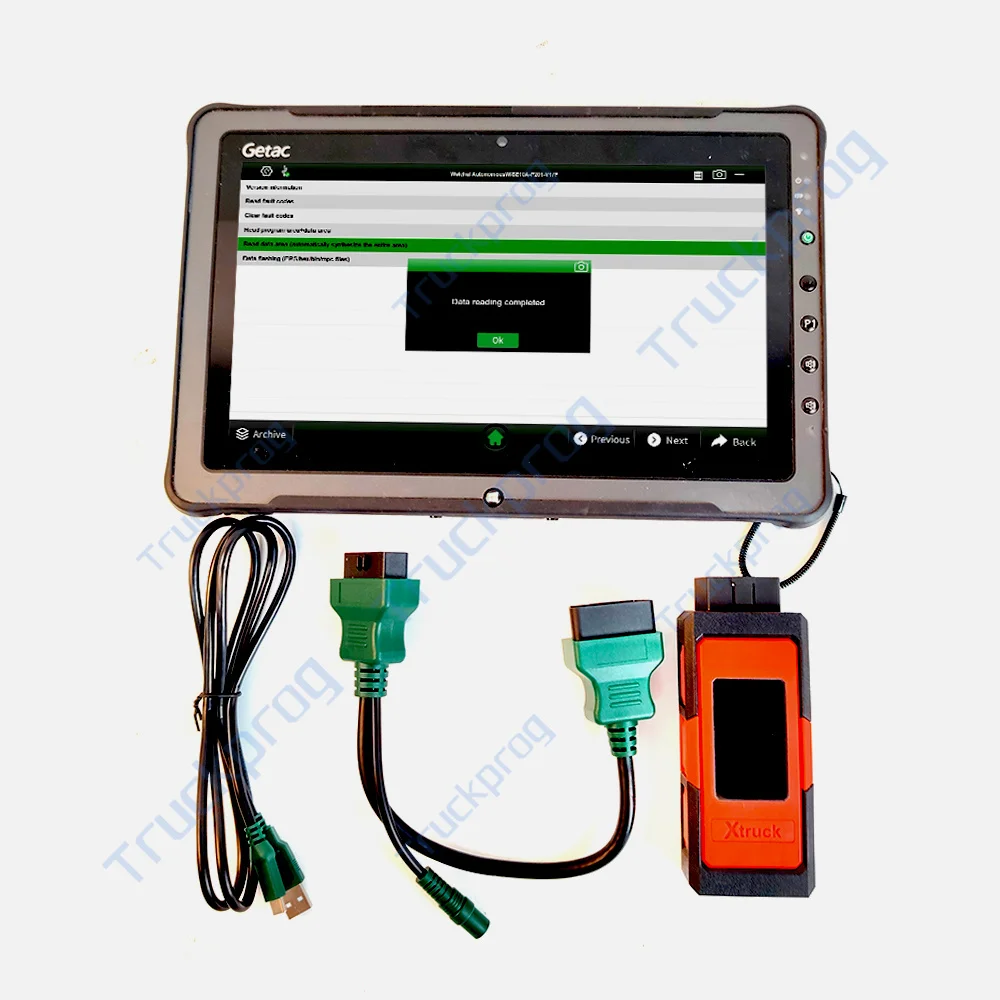 X005 Plus F110 Tablet Forced Regeneration of DPF Truck Diagnostic Tool for SHACMAN WEICHAI SINOTRUK CNHTC Howo DongFeng FAW
