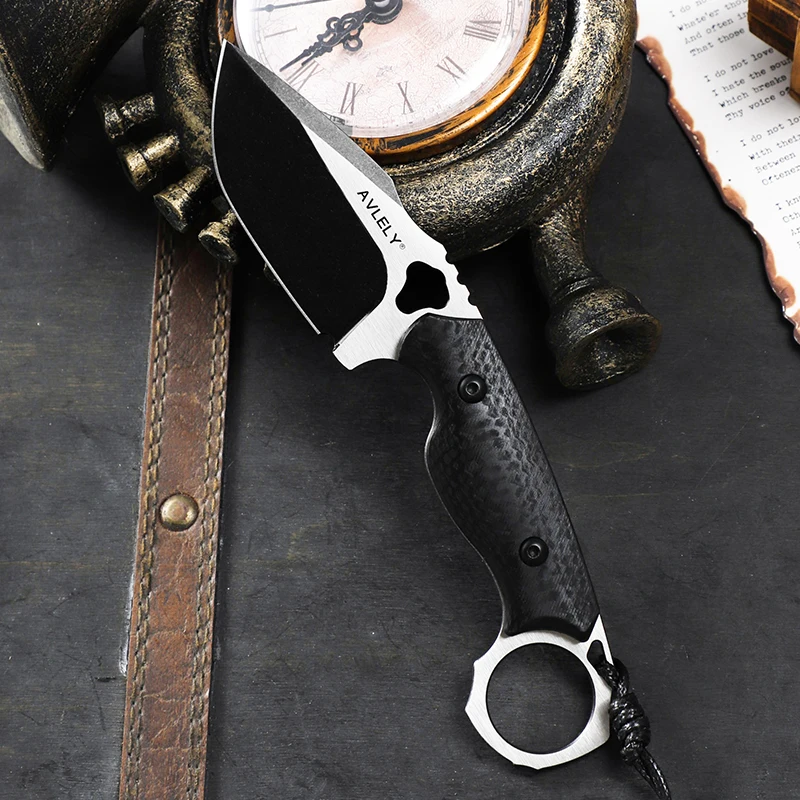 Cuchillo de hoja fija de acero - Everyday Carry (Edc) Knife reseña y precio