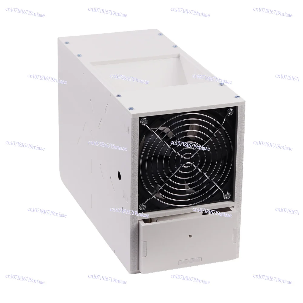 

Household Bird Feed Food Shell Blowing Winnowing Machine Adjustable Wind Sheller with 2PCS Drawer Electric Bird Grain Blower