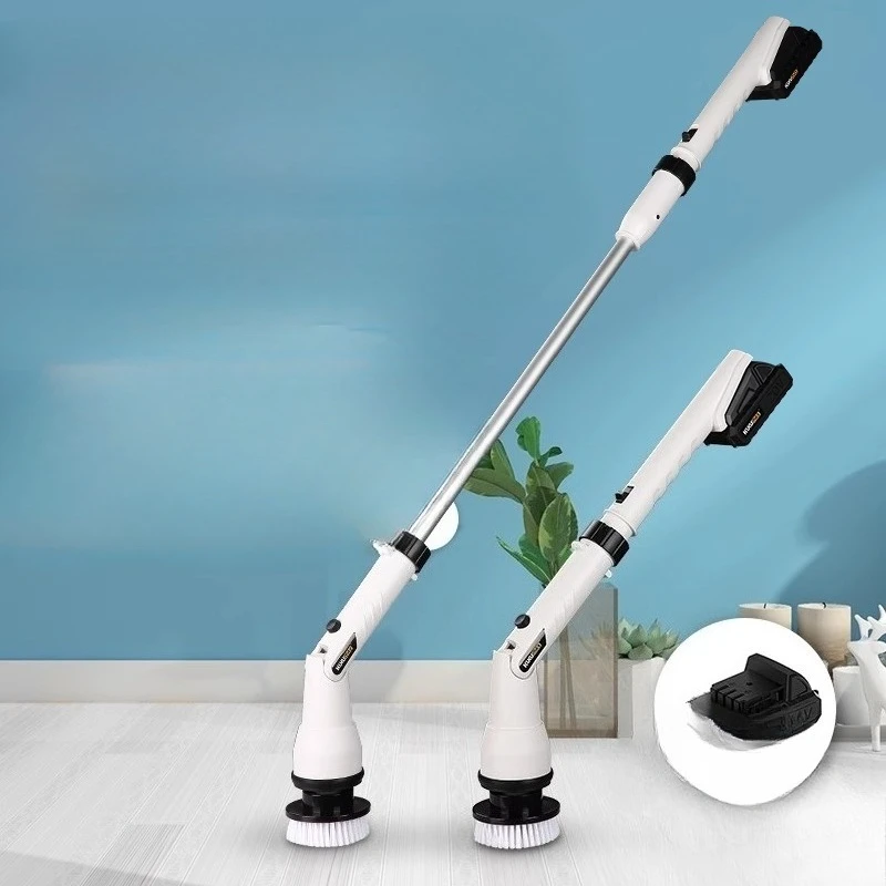

Electric cleaning brush Multifunctional household wireless charging groove Bathroom tile corner gap Handheld brush
