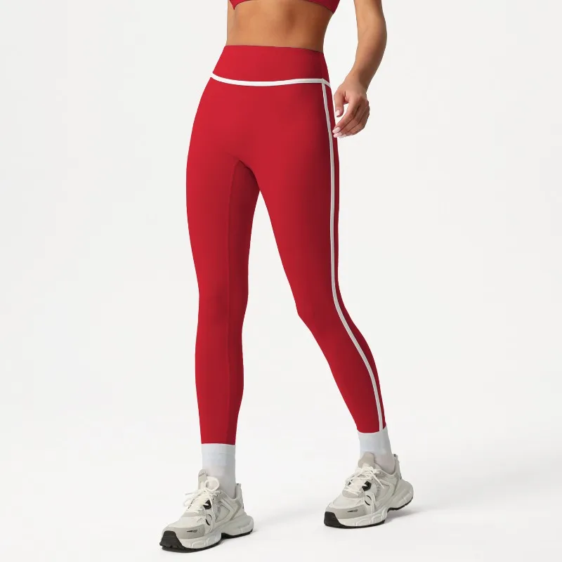 

Naked High Stretch Sports Yoga Pants, New High Waisted Tight Fit Fitness Pants, Outdoor Running and Hip Lifting Sports Pants