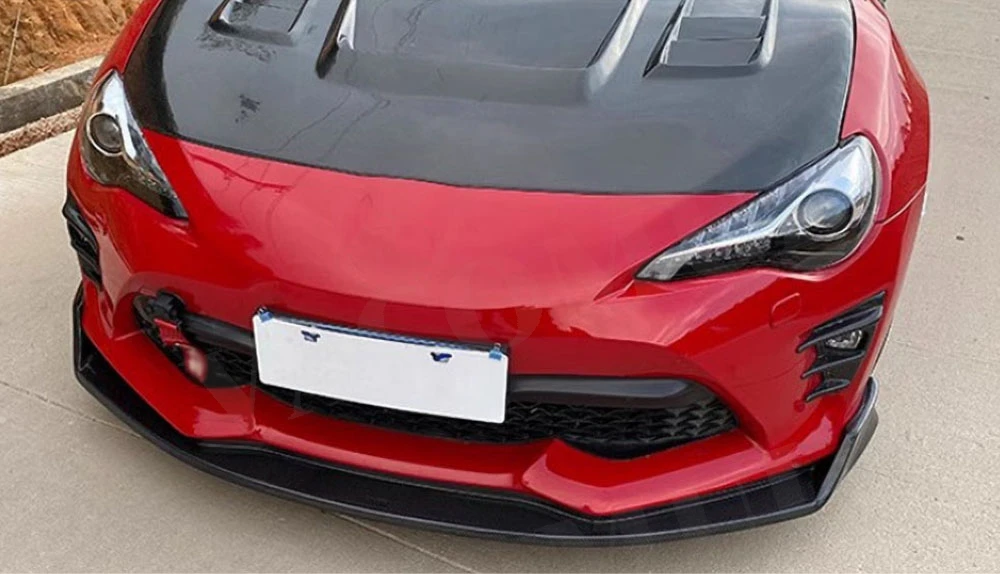

VACOMUL Carbon Fiber Car Front Diffuser Lip For Toyota GT86 BRZ 2017-2019 Lip Front Chin Splitter Covers