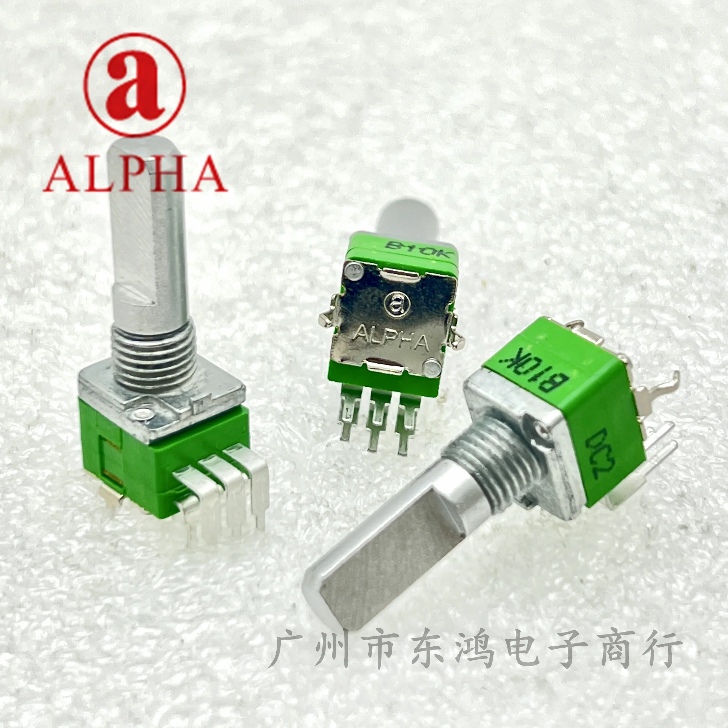 1PCS Taiwan ALPHA Aihua RD9022F Precision Dual Volume Adjustment B10K Shaft Length 20MM