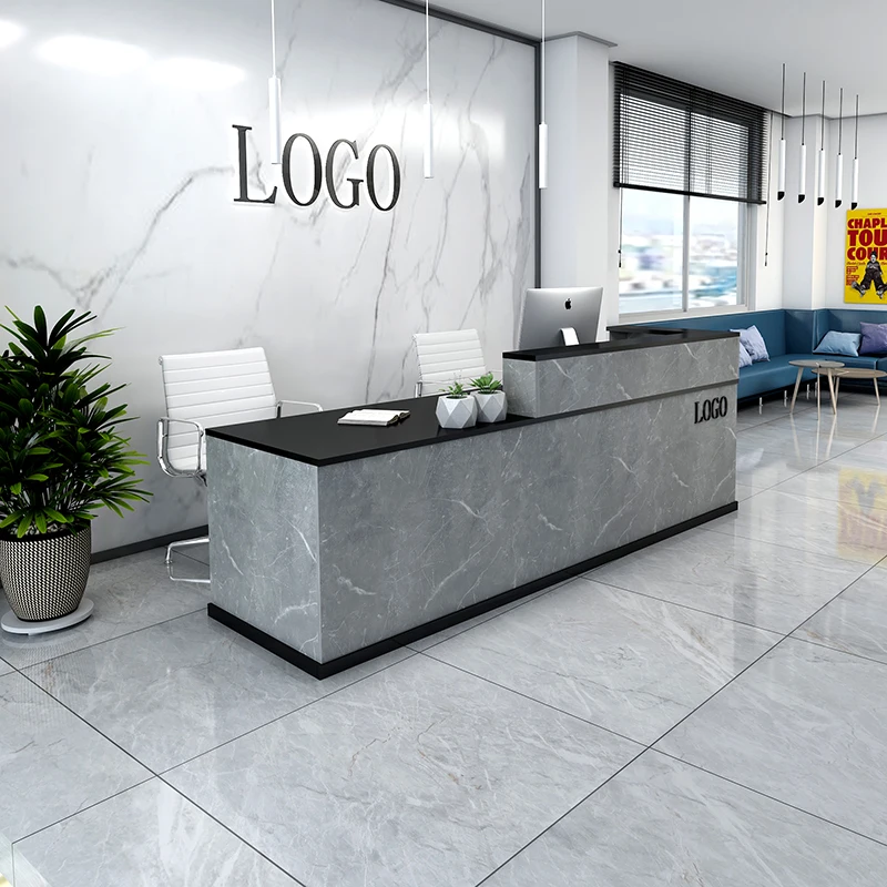 

Counter Display Reception Desks Kitchen Luxury Checkout Reception Desks Beauty Salon Mostrador Negocio Commercial Furniture