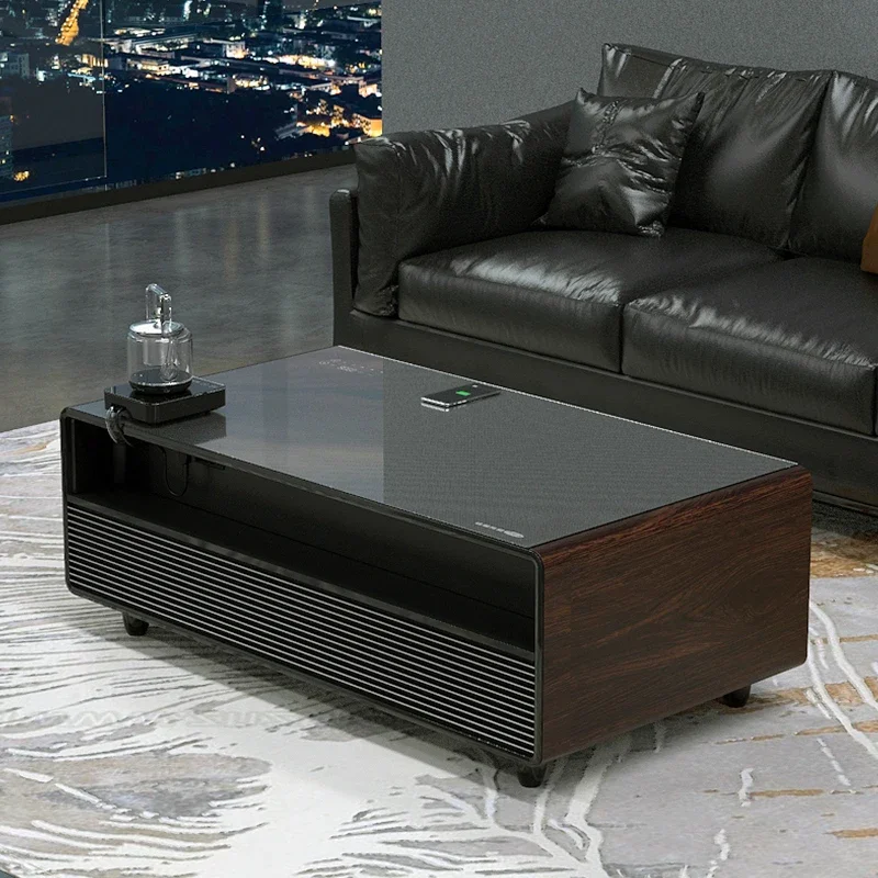 

-for Hot Selling Multifunctional Fridge Coffee Table Home Smart Coffee Table With Wireless Charging Fridge Refrigerator