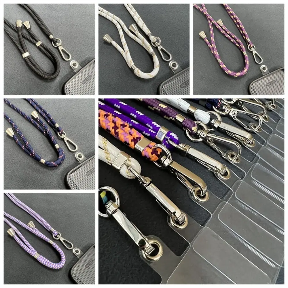 Adjustable Mobile Phone Straps Anti-lost Detachable Phone Neck Cord Colorful Long Crossbody Phone Lanyard Cell Phone Accessories