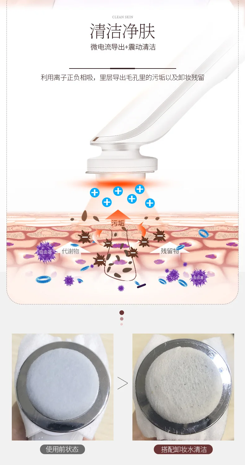 フェイシャルマッサージ マイクロカレント クレンジング フェイスリフト デバイス ミニスキンケア 美肌若返り 電子