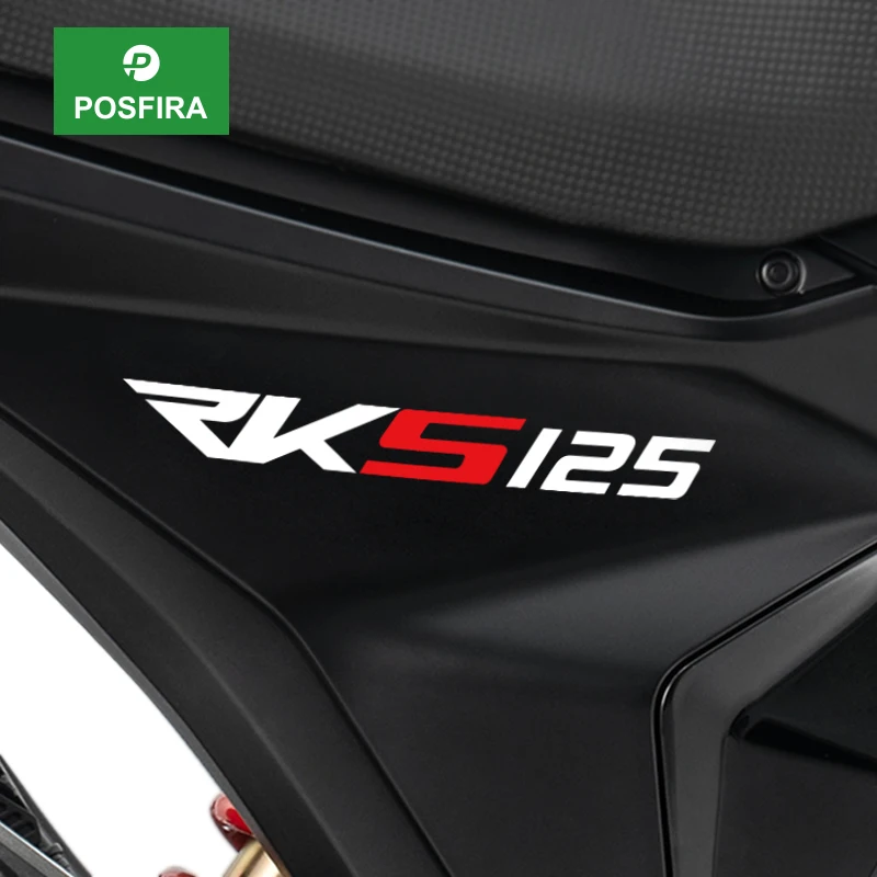 

POSFIRA Vinyl Motorcycle Stickers Waterproof Decorative Decals for Keeway RKS 125 Accessories RKS125 2012-2025 2024 Accessories