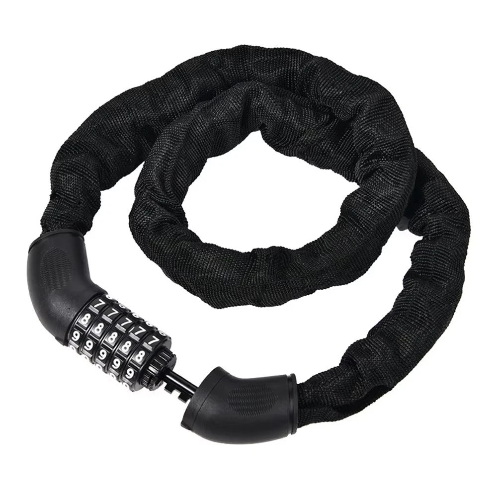 AliExpress NONE Bicycle Locks Mountain Bike Electric Vehicle Anti-Theft 5 Digit Code Combination Security Lock Mount Bike Iron Chain Lock