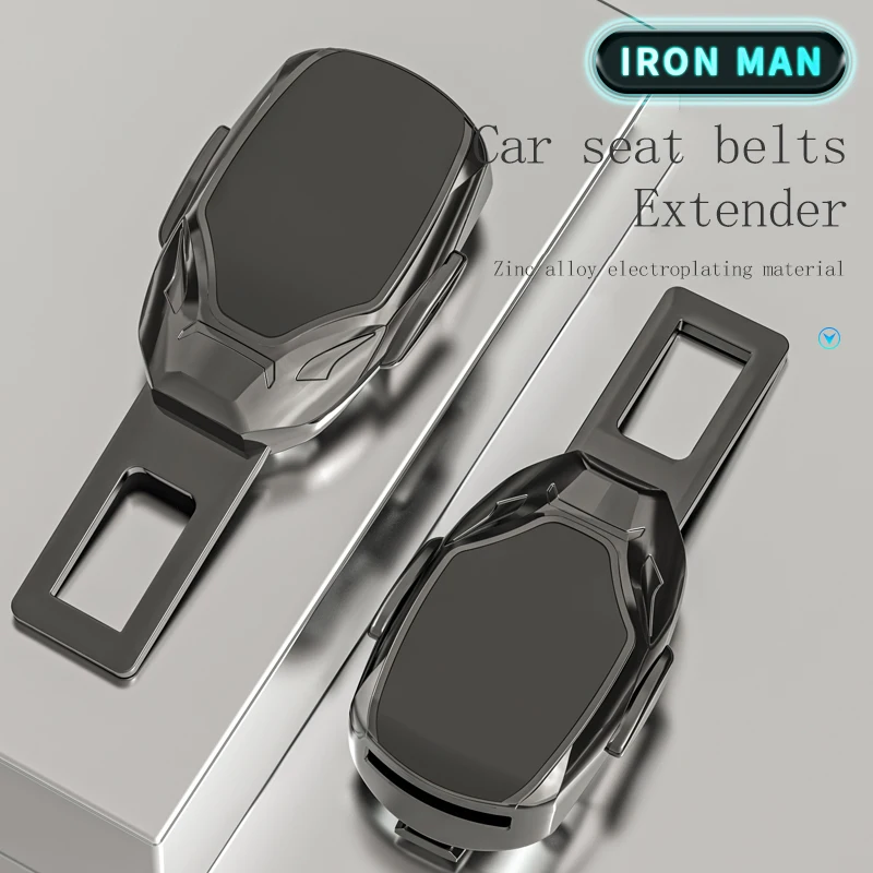 For Tesla Model 3 Highland 2024 Model Y S X 2023 Car Seat Safety Belt Buckle Clip Extender Buckle Extension Plug Accessories