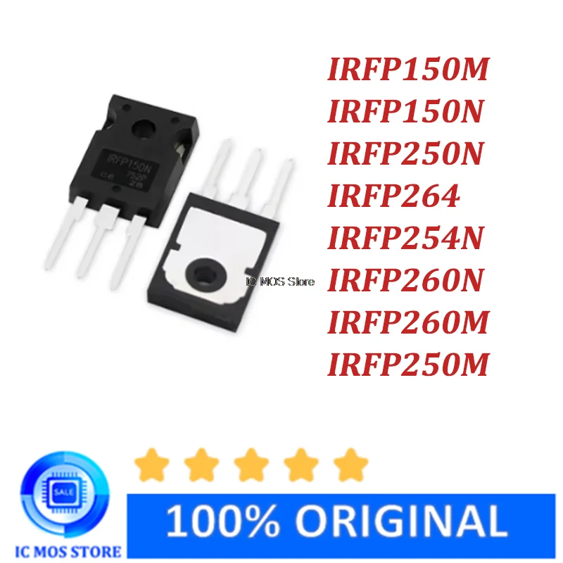 

5PCS Original IRFP150N IRFP150M IRFP250N IRFP250M IRFP260N IRFP260M IRFP254N IRFP264 PBF TO-247 Field effect tube