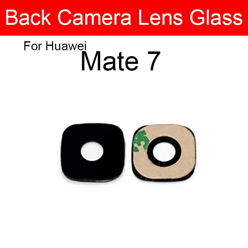 Rear Main Camera Glass Lens For Huawei Mate 9 10 20 Pro Lite Mate 20X Mate 7 8 Mate S Camera Glass Lens+Adhensive Sticker Parts