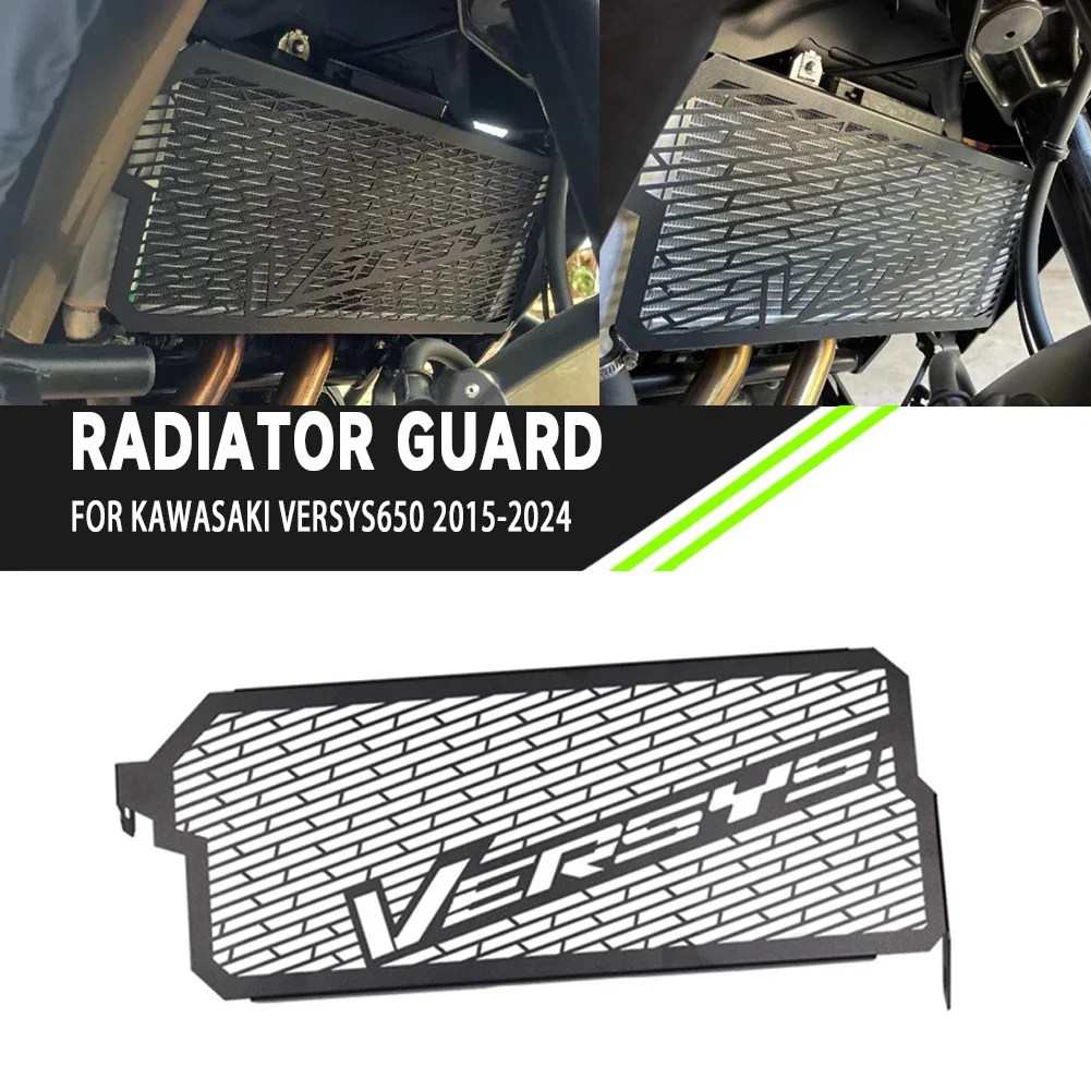 

VERSYS-650 Motorcycle Radiator Protection Guard Grille Cover For KAWASAKI VERSYS 650 VERSYS650 2015-2024 2023 2022