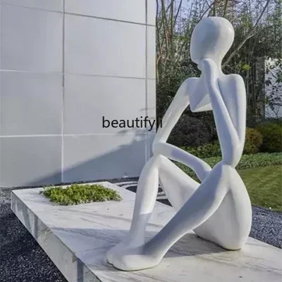 

yj32 Asmt52 Abstract Hollow Figure Sculpture Ornament Sales Department Garden Landscape Living Room Crafts