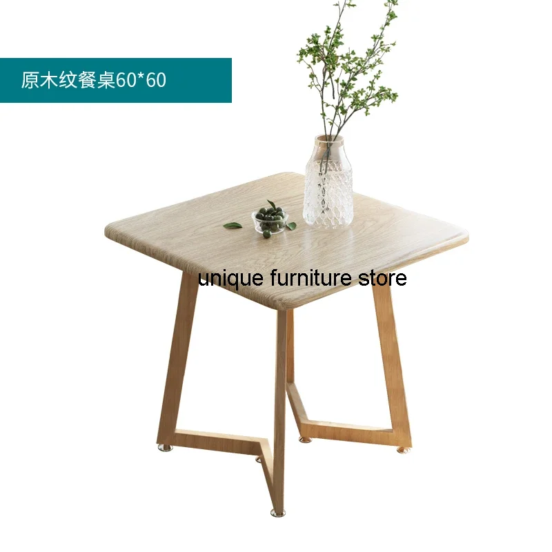 Nordic Style Coffee Tables Modern Home Square Minimalist Lounge Coffee Tables Kitchen Mesas De Madera Comedor Household Items