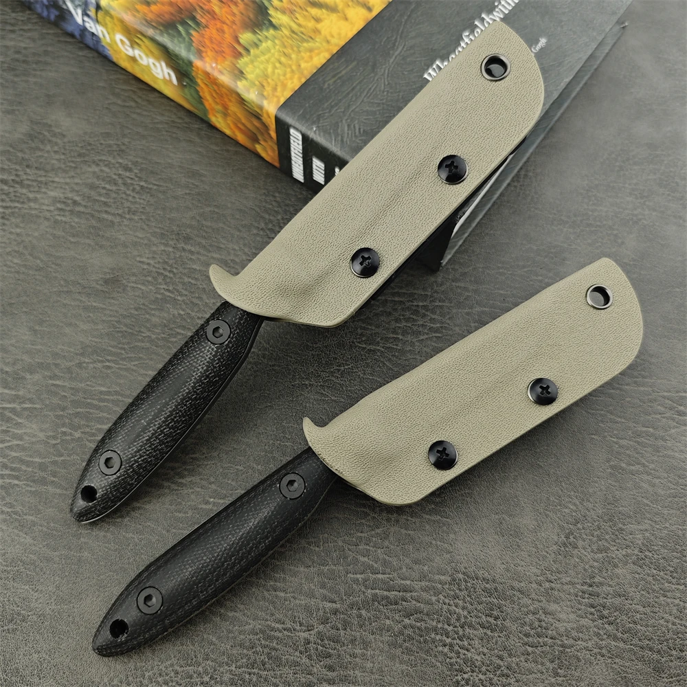 2 Styles ESEE Diop Point Fixed Blade Knife D2 Blade Flax Handle EDC Outdoor Camping Tool Tactical Hunting High Hardness  Knife