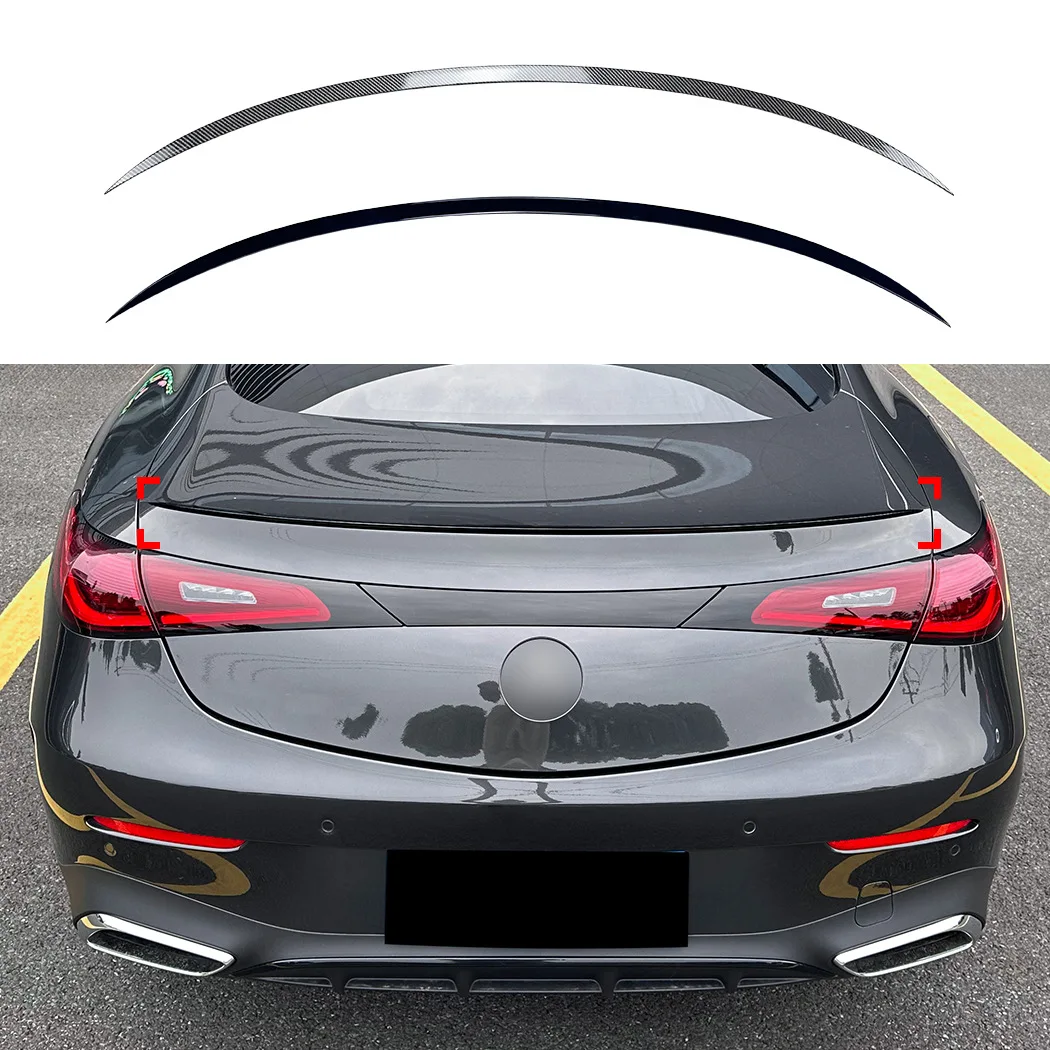 C236 4 Style Car Rear Trunk Mid Spoiler Tailgate Roof Middle Tail Wing For Mercedes Benz CLE Coupe CLE260 CLE300 CLE53 AMG 2024+