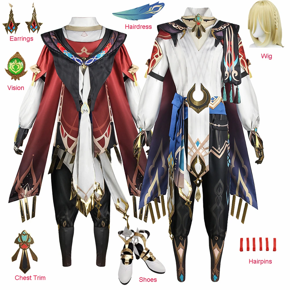 

Game Anime Cosplay Kaveh Cosplay Oversize Outfit Shoes Wig Accessories Cosplay Costume Halloween Party Clothes