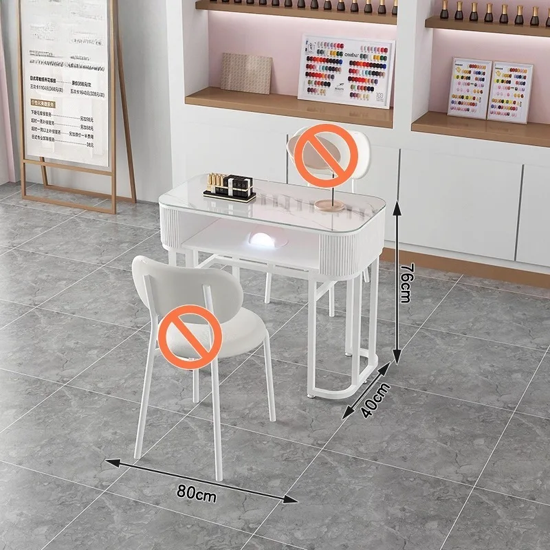 المحمولة طاولة الأظافر الأظافر مانيكير الوردي مكتب صالون تجميل الأثاث طاولات القهوة المهنية كرسي الأظافر ميسا دي مانيكيرستا