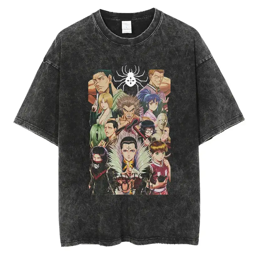 Hunter x Hunter Phantom Troupe Shirt Vintage Style Anime Shirt