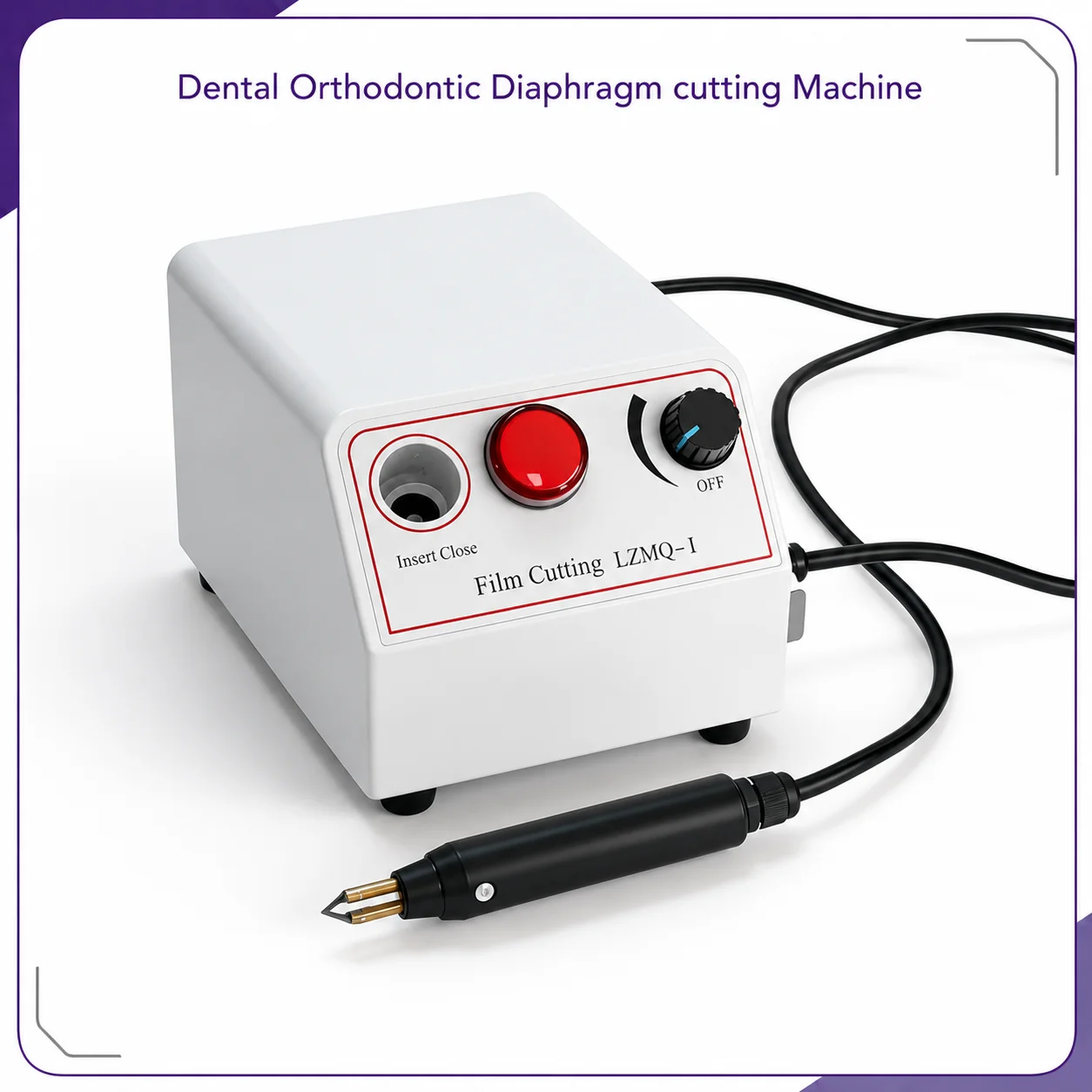 Electric Dental Orthodontic Diaphragm Shaping Cutting Machine Tool for Orthodontic Retainer Diaphragm Pressing CE Certified